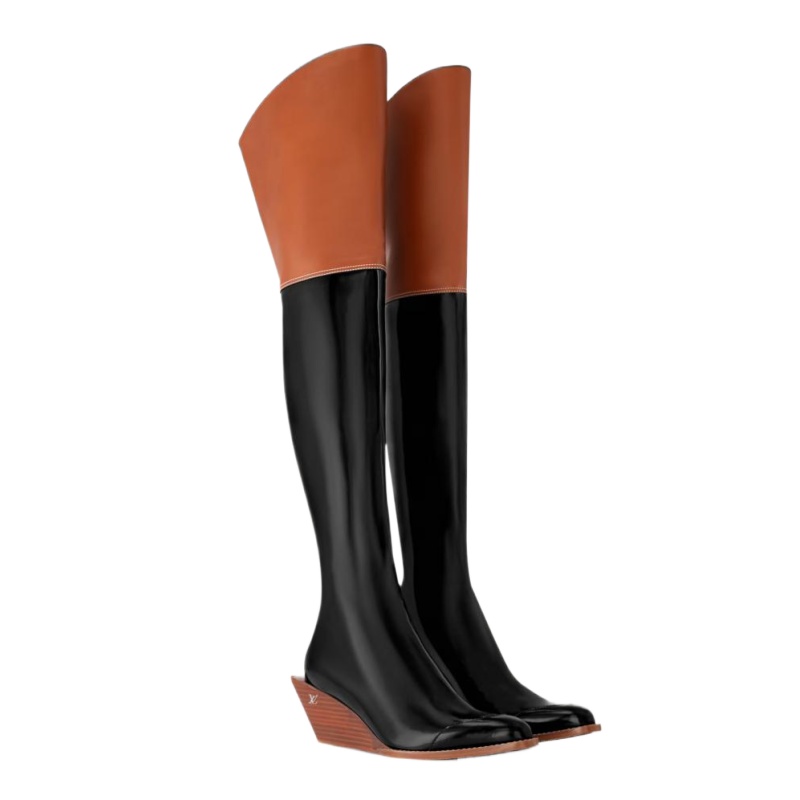 Louis Vuitton Edge Wedge Knee Boot - Image 1